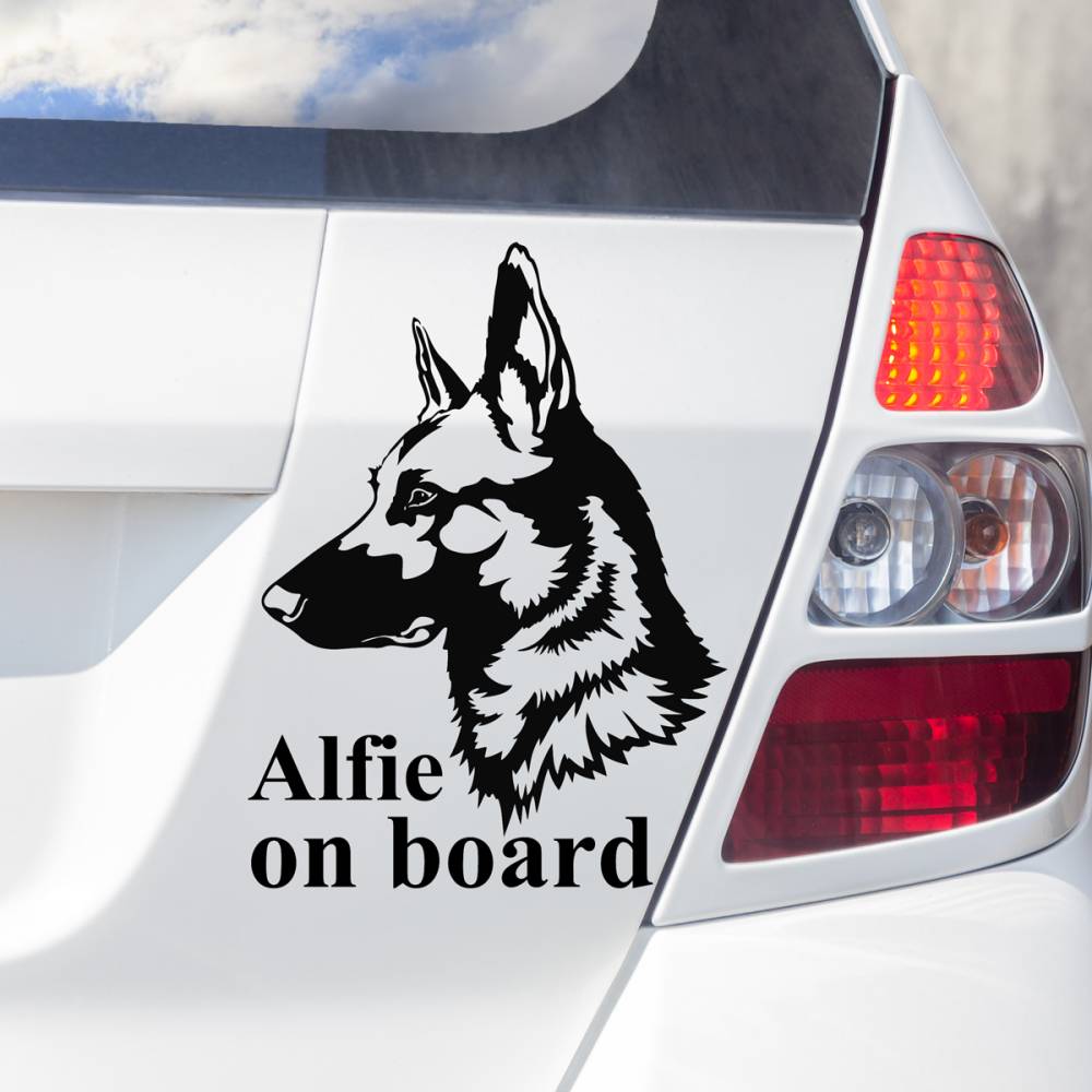 Samolepky na auto German Shepherd